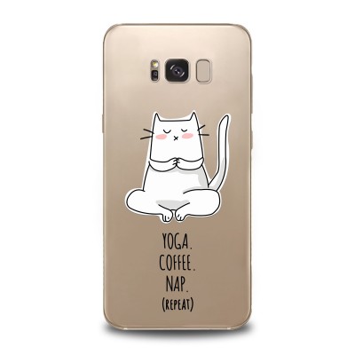 Husa Samsung Galaxy S8 Silicon Premium YOGA CAT